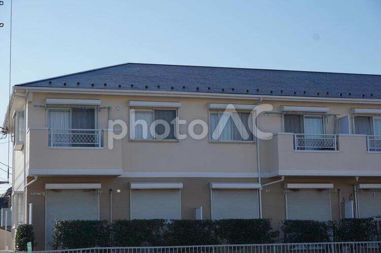 アパート アパート,集合住宅,賃貸アパートの写真素材