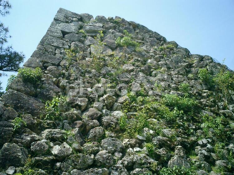 高知城石垣 高知城,高知の写真素材