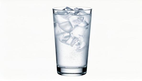 炭酸水 氷入り 炭酸水 氷入りの写真