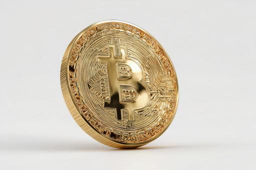 デジタル通貨の象徴:金色のビットコイン デジタル通貨の象徴:金色のビットコインの写真