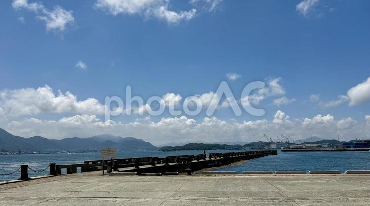 2025年夏　山口県下関市唐戸関門海峡 唐戸,下関,市場の写真素材