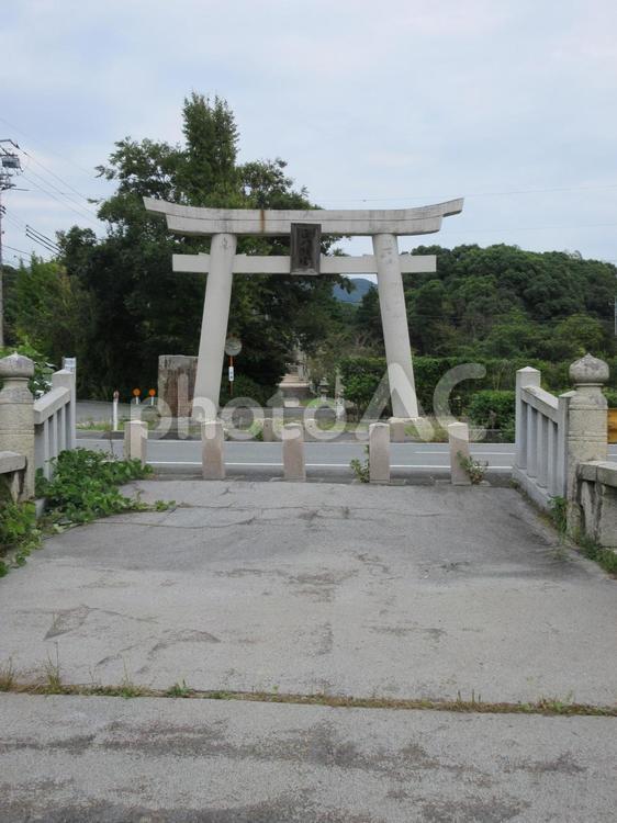 正八幡宮「参道の石橋」 正八幡宮,大内文化,平安時代の写真素材