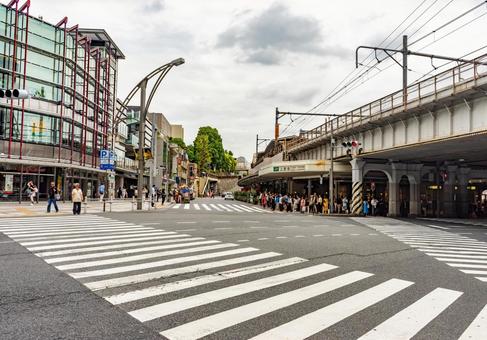 上野駅前の風景 上野駅前の風景の写真