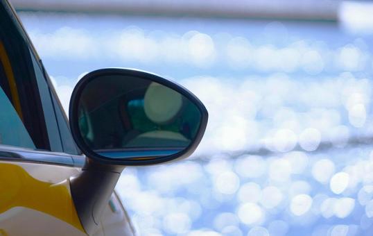 秋の海のキラメキ 海,きらめき,ミラーの写真素材