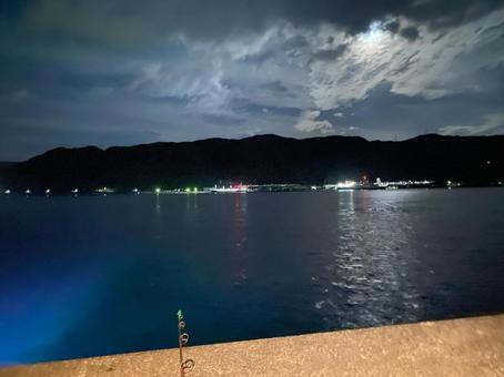 Photo, ferry, wave, mountain, 