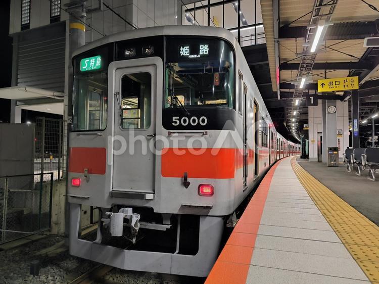 山陽電鉄、5000系、5000編成 山陽電鉄,本線,s特急の写真素材