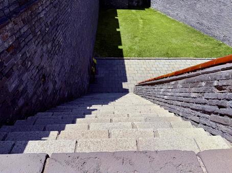 北陵の階段 北陵公園,中国,海外の写真素材