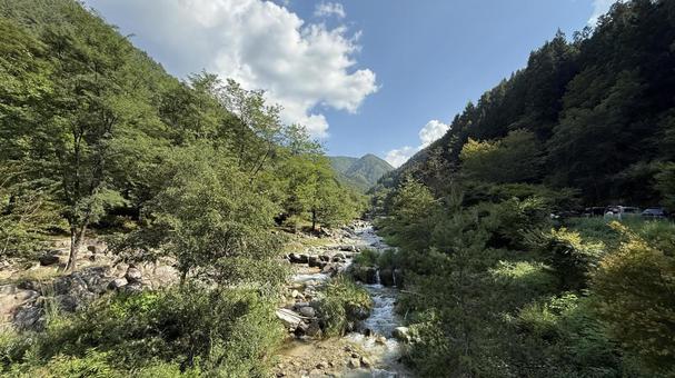 長野県阿智村の川 長野県阿智村の川の写真