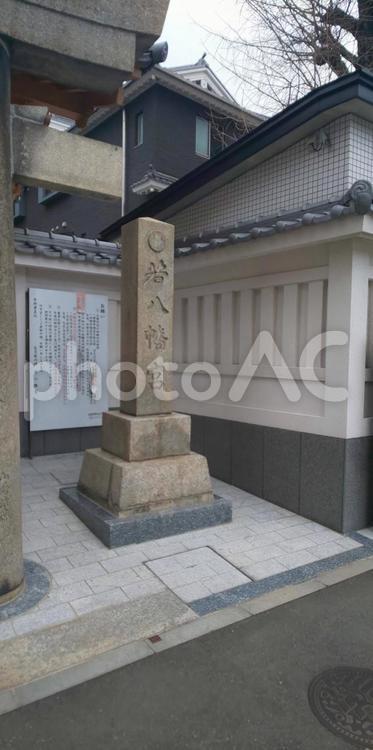 石碑- 博多区 石碑,神社,敷地の写真素材