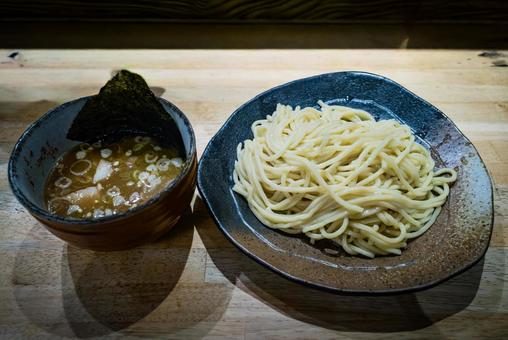 つけ麺 つけ麺 つけ麺,太麺,海苔の写真素材