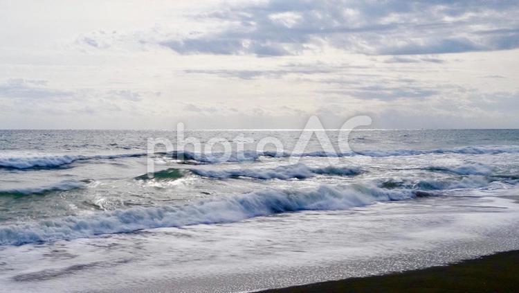 房総の海 海,海岸,波の写真素材