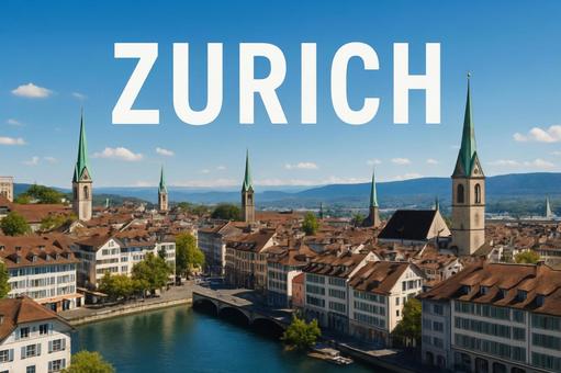 チューリッヒの街並み ZURICH チューリッヒの街並み ZURICH の写真