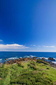 野島崎灯台 灯台,野島崎灯台,館山の写真素材