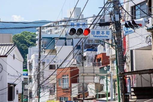 熱海の街並み 熱海の街並みの写真