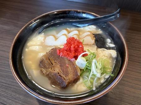 ゆし豆腐そば-沖縄そば ゆし豆腐そば-沖縄そばの写真