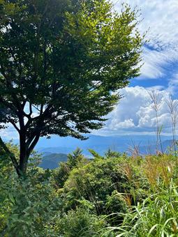 山登り 山登り 山,山登り,景色の写真素材