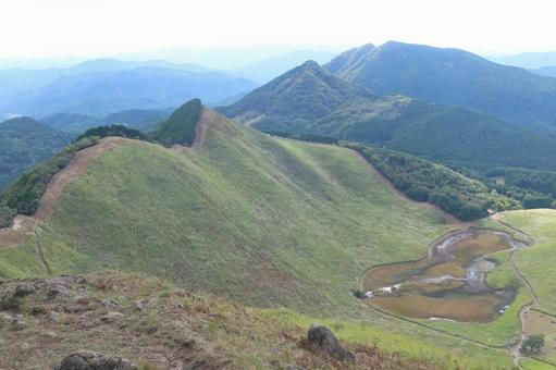 曽爾高原のすすき 10月,秋,山歩きの写真素材