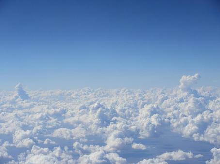 Photo, cloud cover, cloud, a spider, 