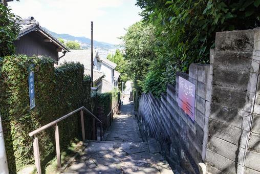 祈念坂 祈念坂,坂道,石畳の写真素材
