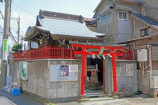 白玉稲荷神社(品川) 白玉稲荷神社(品川) 白玉稲荷神社,旧清伝寺境内社,大井村七稲荷の写真素材