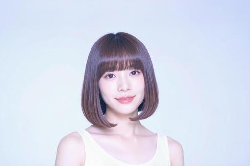ヘアスタイルモデルの写真