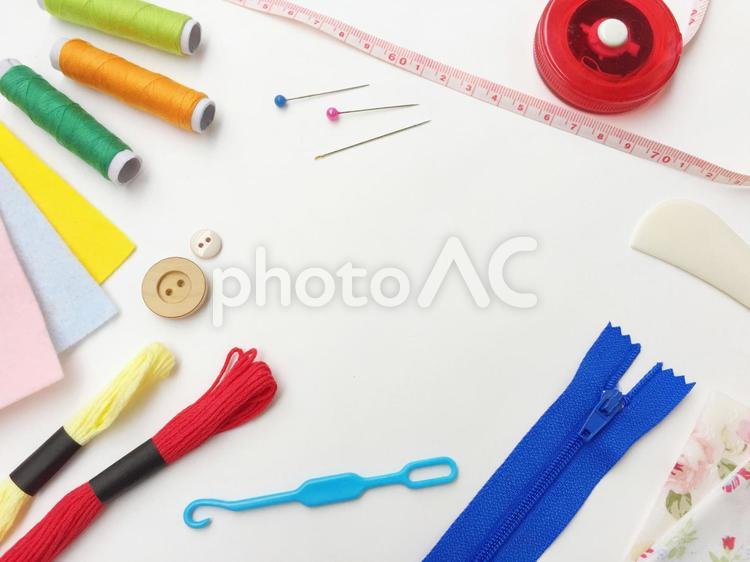 手芸　イメージ 手芸,裁縫,ソーイングの写真素材