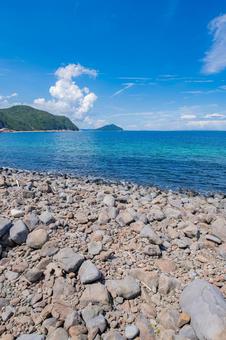海岸沿いから眺める風景 海岸沿いから眺める風景の写真