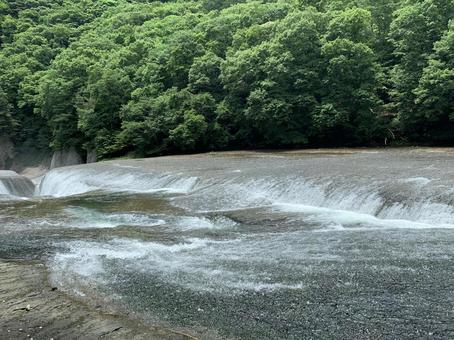 滝と緑豊かな自然 滝と緑豊かな自然 滝,夏,緑の写真素材