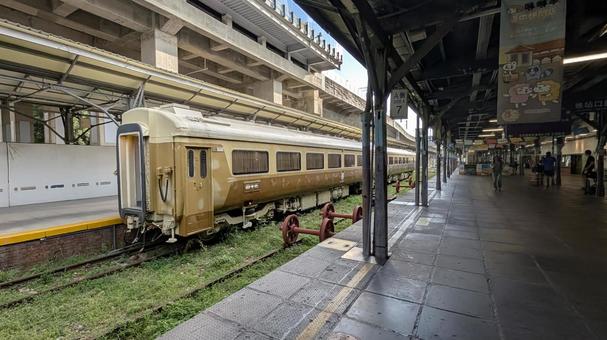 旧台中駅 旧台中駅 台中駅鉄道文化園区,旧駅,台湾鉄路の写真素材