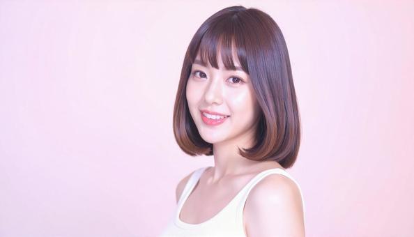 ヘアスタイルモデル:ウェーブ ヘアスタイルモデル:ウェーブの写真