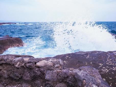江の島の裏磯 江の島の裏磯の写真