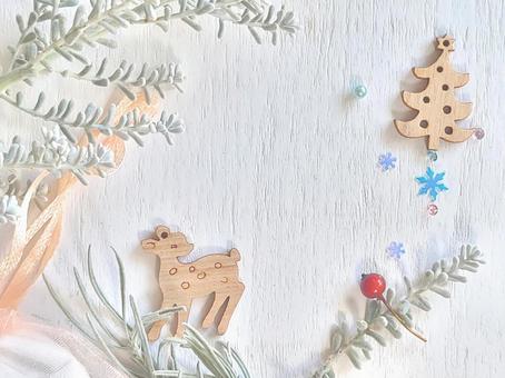 クリスマス　冬イメージ背景　北欧風 クリスマス,12月,もみの木の写真素材