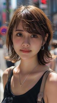 街のスナップの写真