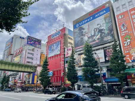 Akihabara famous scenery, JPG Akihabara famous scenery, покупка, здание, бизнес, JPG