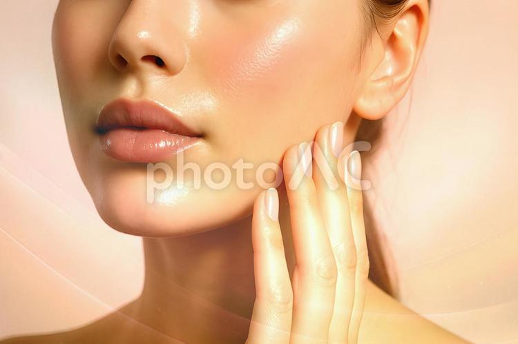 美容宣材の女性モデルイメージ スキンケア,美容,美肌の写真素材