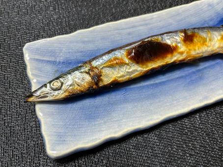 サンマの塩焼き サンマの塩焼きの写真