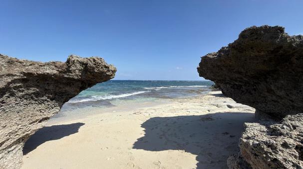 沖縄　久高島 沖縄,南城市,久高島の写真素材