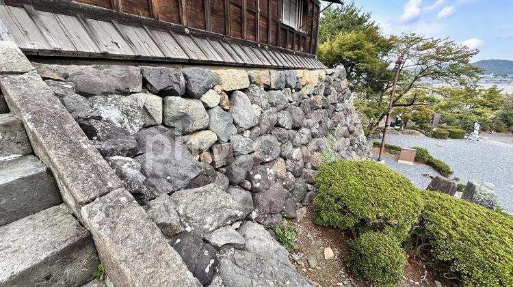 丸岡城の石垣　福井県坂井市 石垣,丸岡城,福井県の写真素材