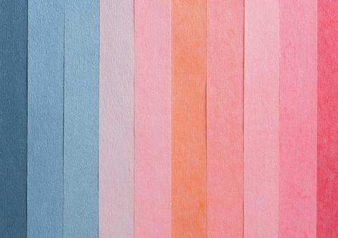 カラフルな和紙 カラフルな和紙の写真