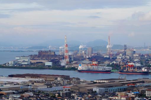 工業地帯の風景 工業地帯の風景の写真