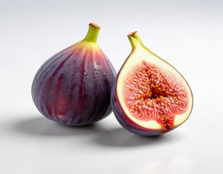 秋の味覚 いちじく 実 断面 切り口 秋の味覚 いちじく 実 断面 切り口の写真