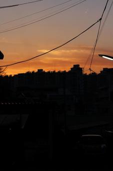 夕焼け　の写真