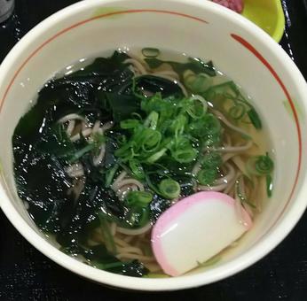 ワカメそば ワカメそば,蕎麦,ソバの写真素材