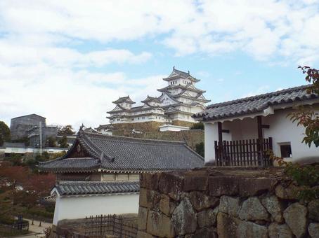 【風景写真】姫路城の風景 【風景写真】姫路城の風景の写真