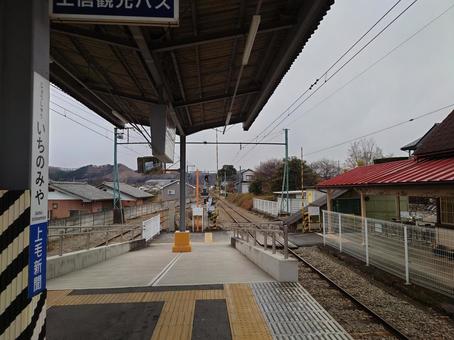 上州一ノ宮 ホーム 上州一ノ宮 ホーム 上州一ノ宮,駅,ホームの写真素材