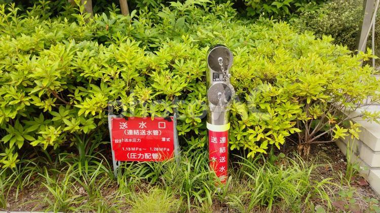 消火栓や散水栓などの消防施設 消火栓,散水栓,消防の写真素材