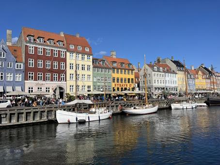 ニューハウン ニューハウン,コペンハーゲン,デンマークの写真素材