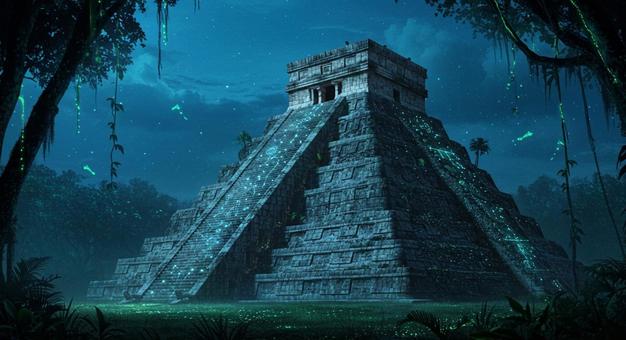 マヤ遺跡 チチェン・イッツァ神秘の発光体 マヤ遺跡 チチェン・イッツァ神秘の発光体の写真