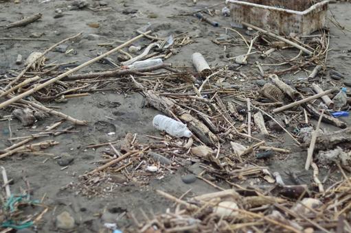 海のゴミ 海のゴミ プラスチックゴミ,環境汚染,ポイ捨ての写真素材