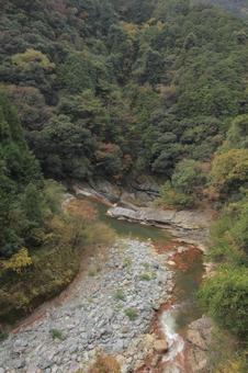 Scenery near Shikamori Dam in Niihama City, Ehime Prefecture, JPG